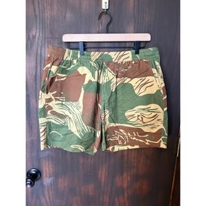 QILO Rhodesian Brushstroke Camo EDC Shorts Mens XL Cotton Tactical Utility